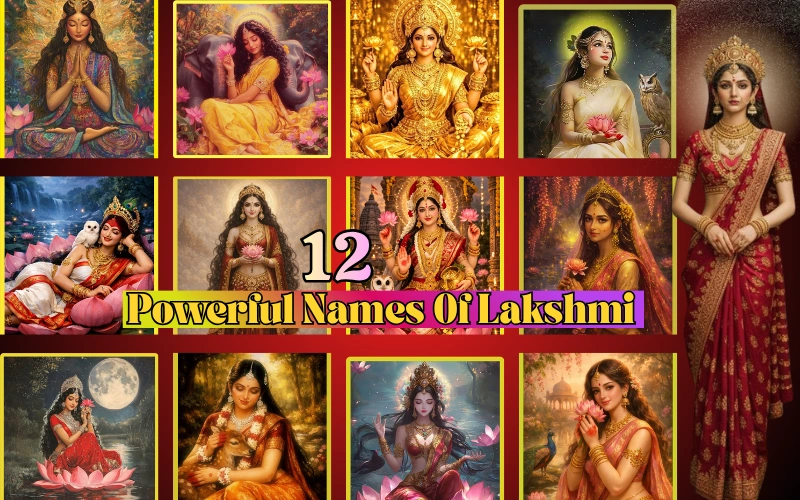 12 Powerful Names Of Lakshmi